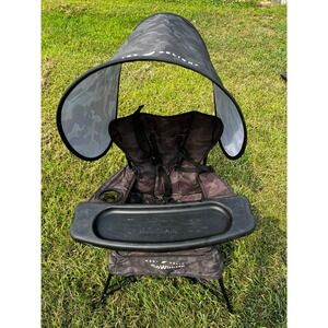 Baby Delight GoWithMe Chair Camouflage Portable Folding Highchair Canopy Outdoor